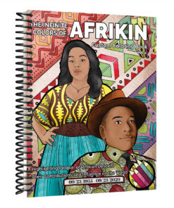 Printable Adult coloring book of African Black people